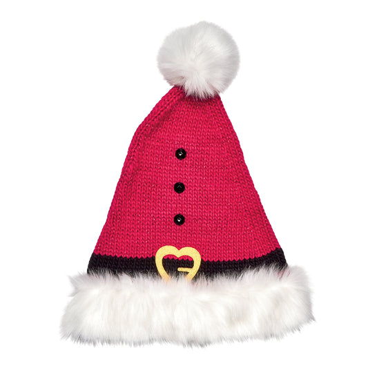Unisex knit santa hat