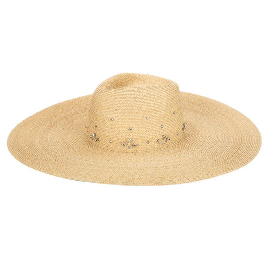 Glitz Wide Brim Fedora Sun Hat