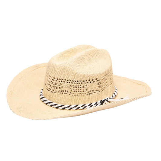 Women's Woven Cowboy With 2 Tone Cotton Band